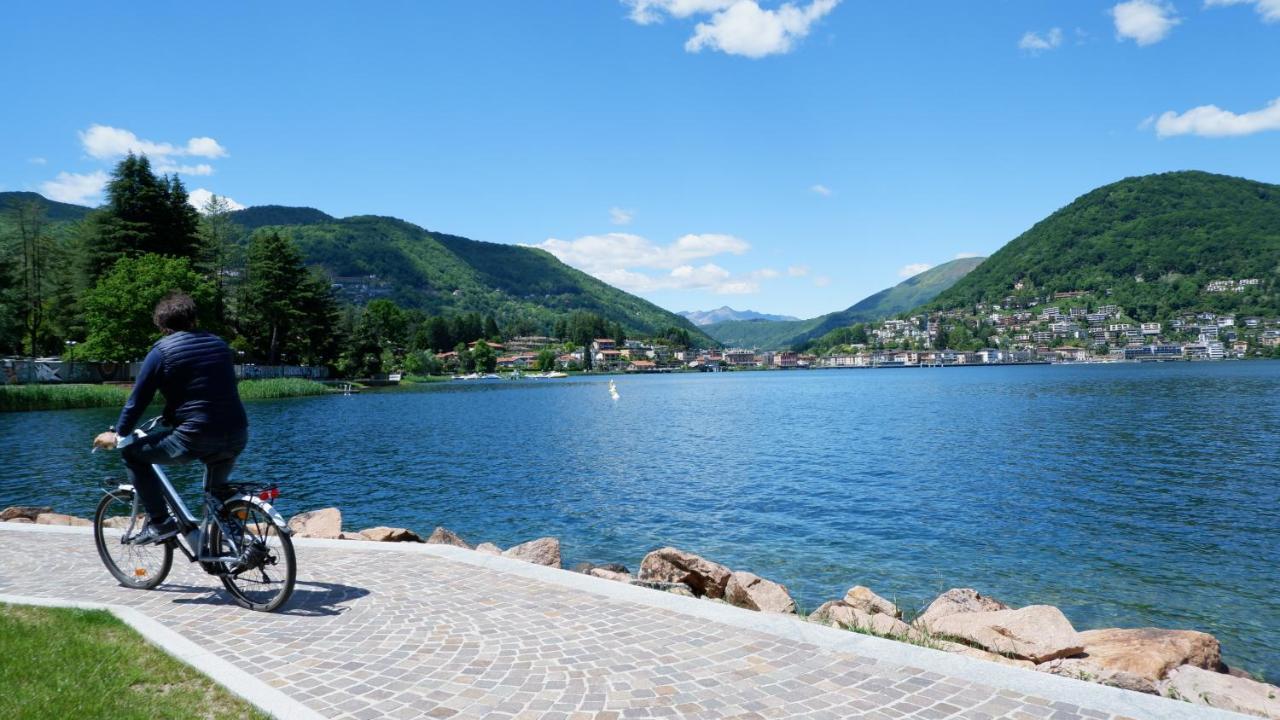 Lavena - Lake & Mountain Apartments Lavena Ponte Tresa Buitenkant foto