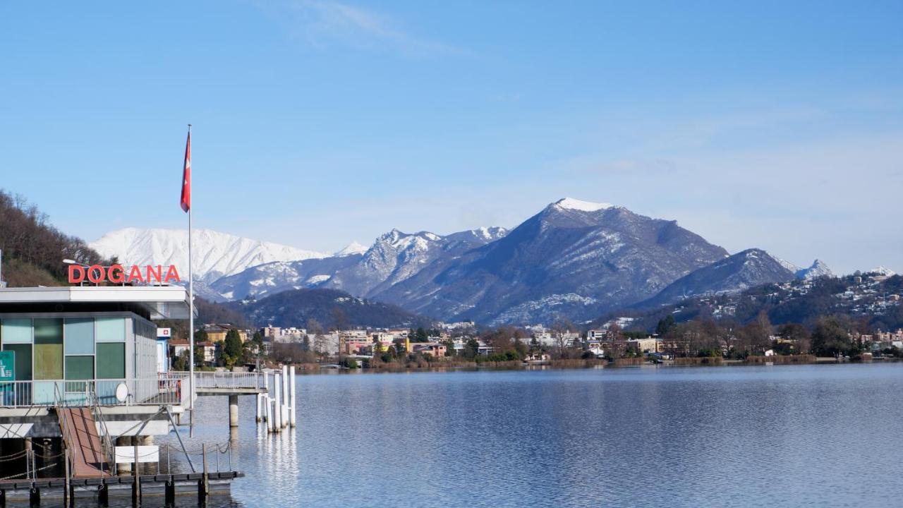 Lavena - Lake & Mountain Apartments Lavena Ponte Tresa Buitenkant foto